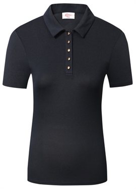 Covalliero SS23 Ladies sommer poloshirt i farven dark navy